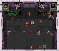 une photo d'Ã©cran de Super Smash TV sur Nintendo Super Nes
